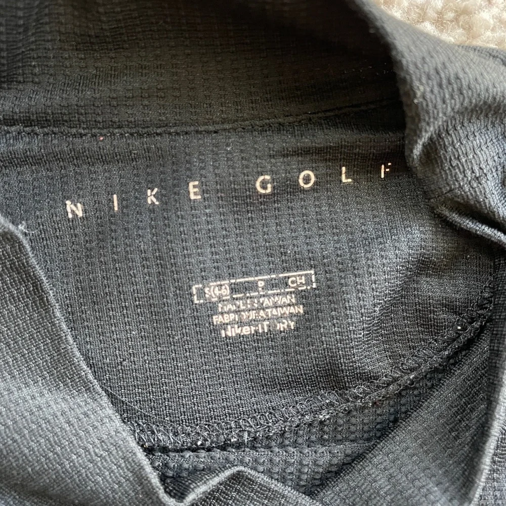 Nike Golf NikeFIT Dry Base Layer Black Mock Neck Long-Sleeve Top Size Small